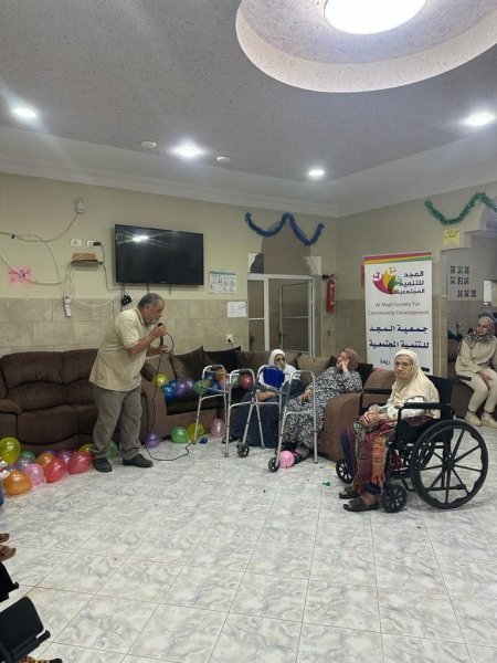 زيارة جمعية المجد للتنمية المجتمعية لبيت المسنين
